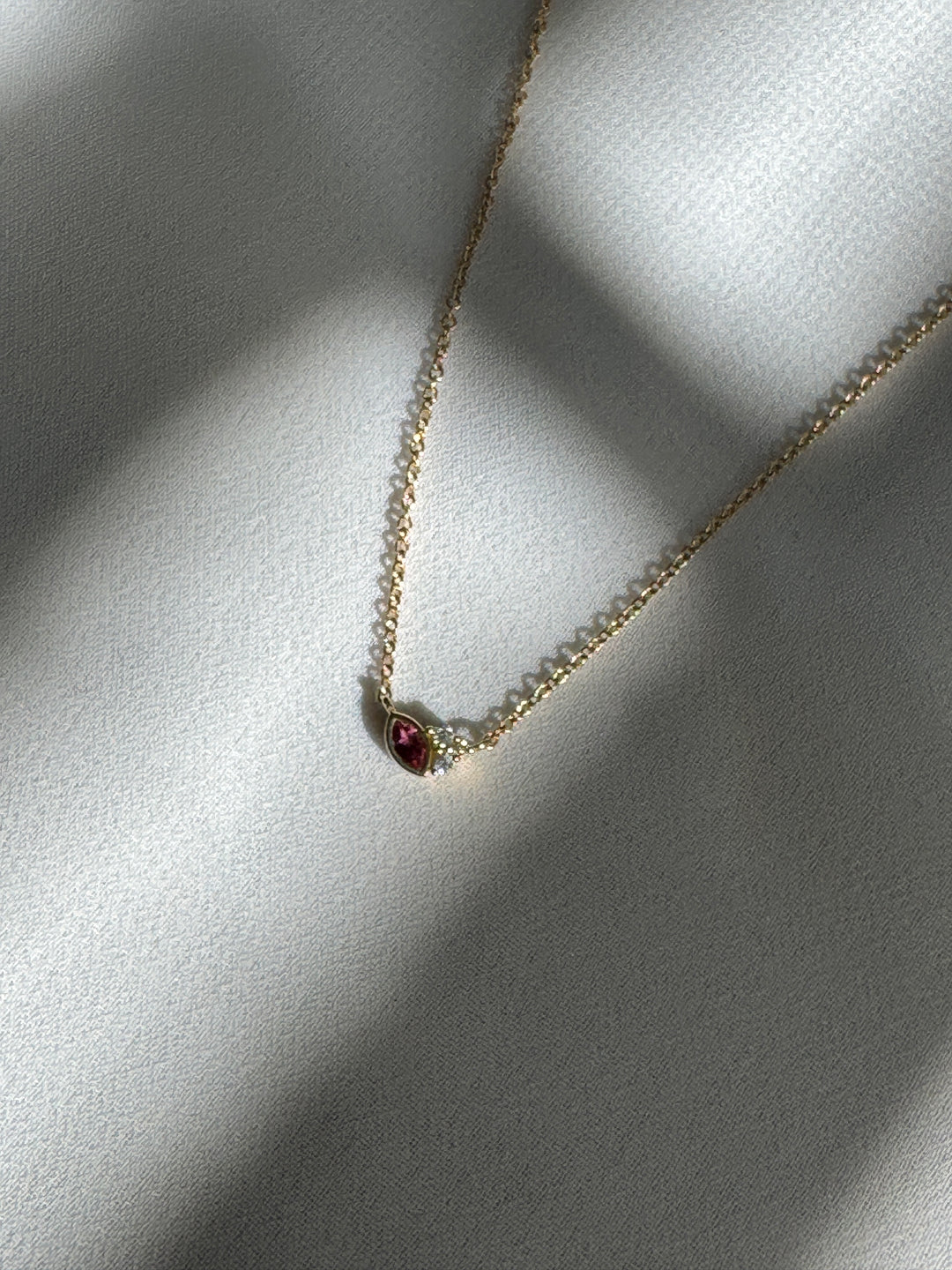 Embrace Tourmaline and Diamond Necklace