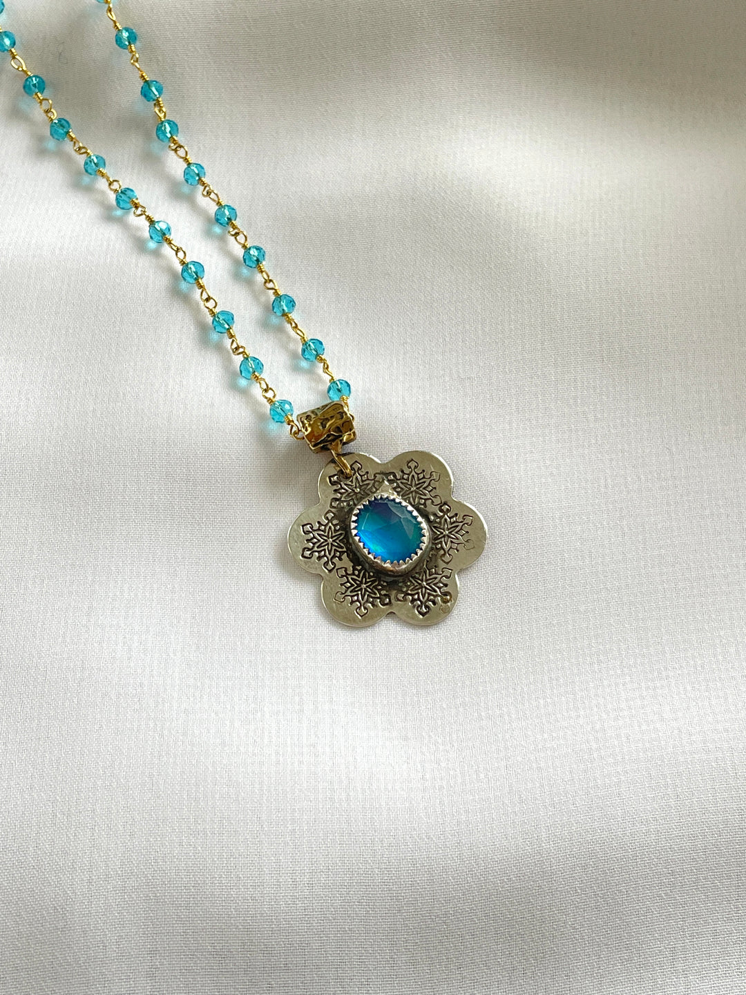 Aurora Opal  Necklace