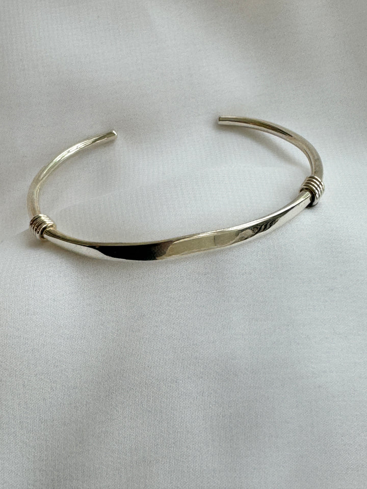 Silver Coil Bracelet