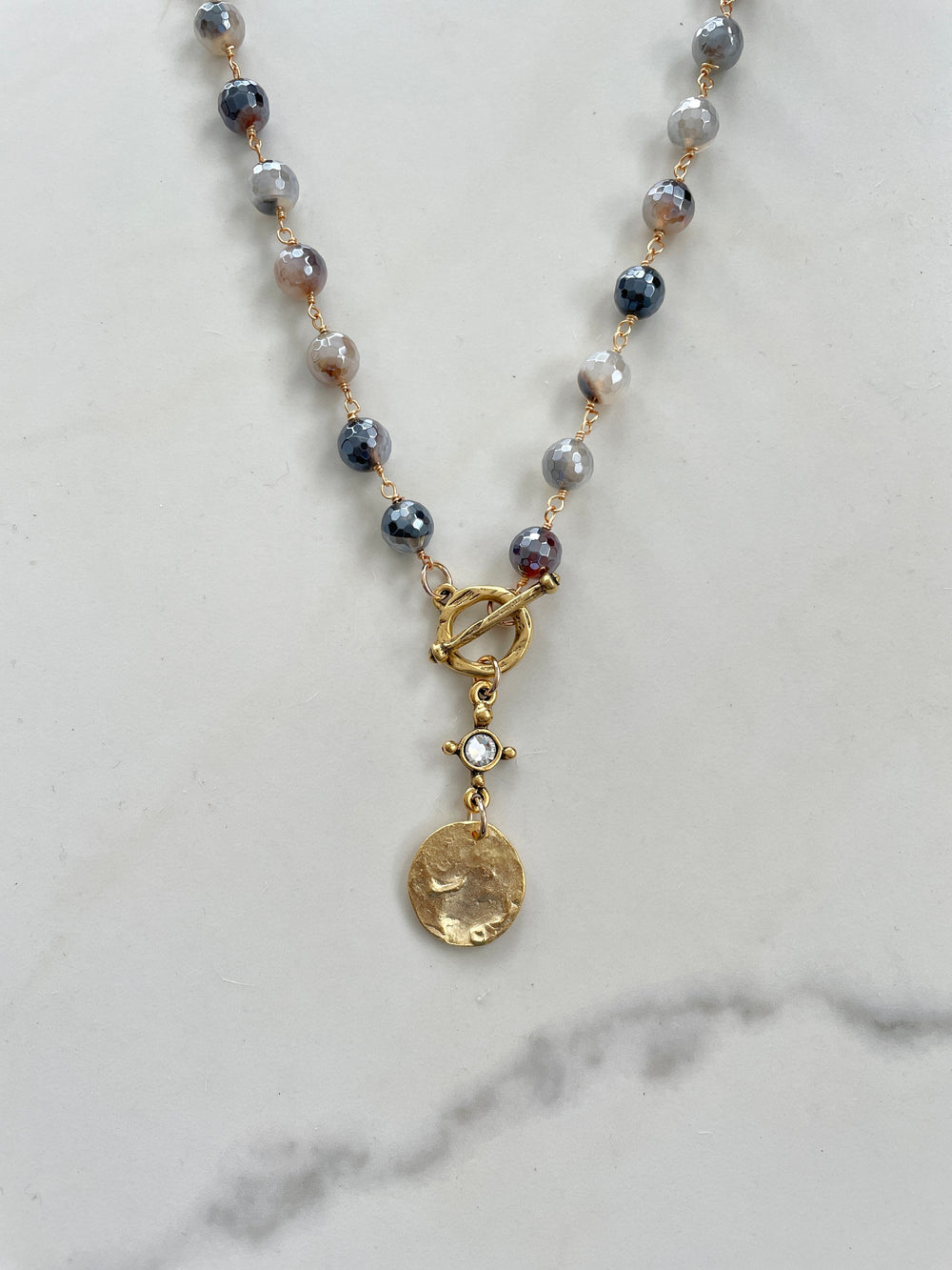 Balanced Mystic Agate Necklace