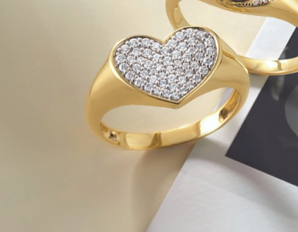 Heart Strings Diamod Ring