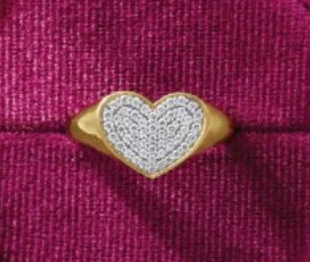 Heart Strings Diamod Ring