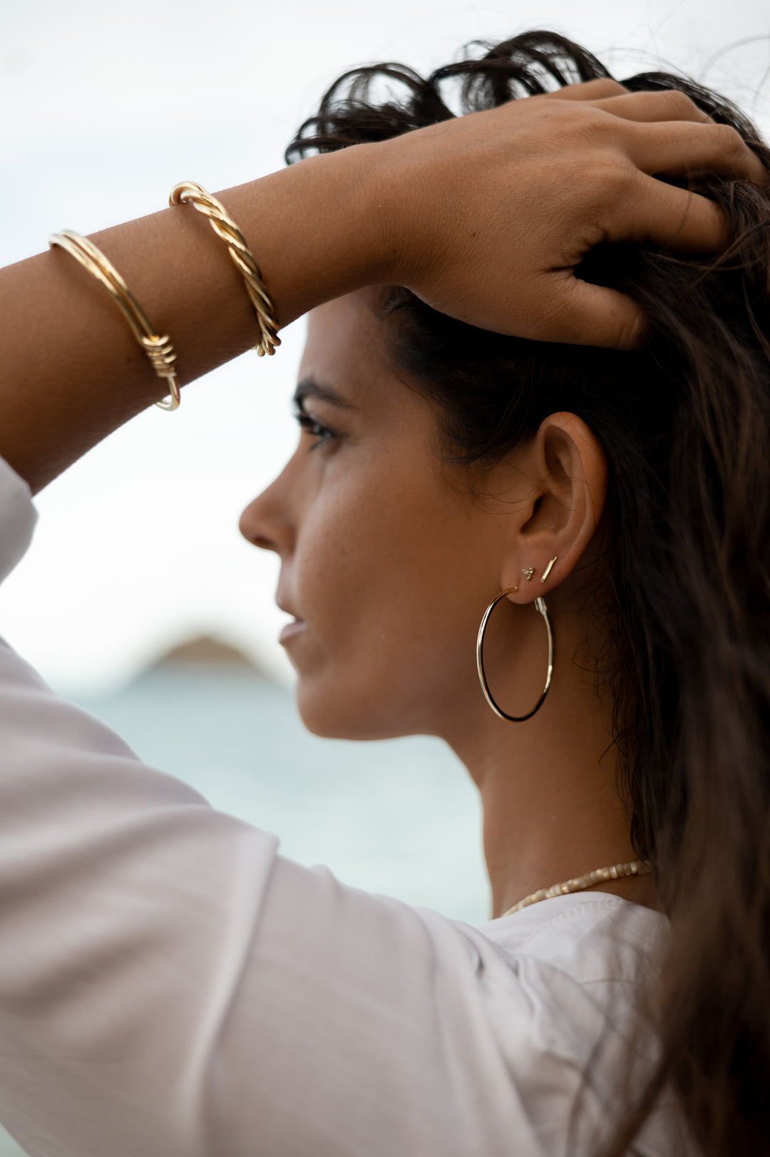 Gold Hoop Earrings